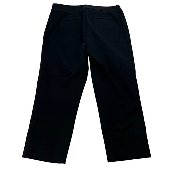 Talbots Chatham Crop Pant Black Womens Size 6P Side Zipper - Picture 6 of 9